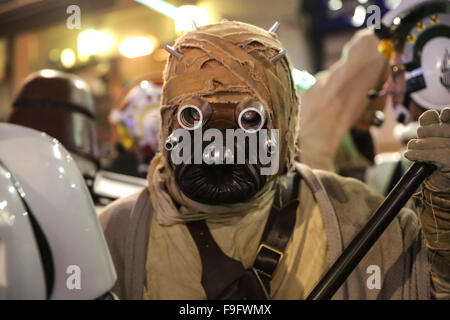 London, UK 16th December, 2015 Star Wars The Force Awakens premiere in London's Leicester Square. copyright Carol Moir/Alamy Live News Stock Photo