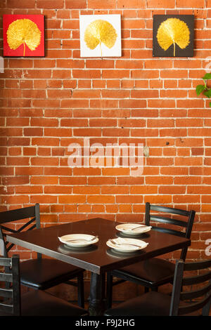 Interior, Rice By Mama Restaurant, Ventura, California Stock Photo