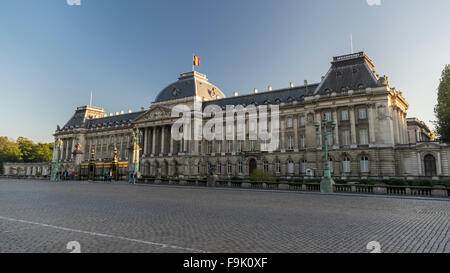 Royal Palace of Brussels, Belgium, on a winter afternoon. Stock Photo