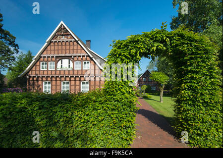 clergy house in cappeln (oldenburg), cloppenburg district, lower saxony, germany Stock Photo