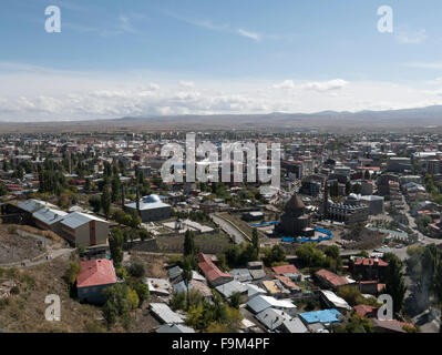 View of Kars city, Kars, Eastern Anatolia, Turkey. Stock Photo