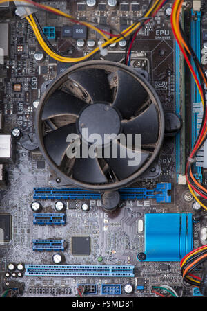 inside of a personal computer Stock Photo
