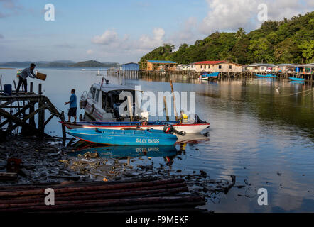 Fishing Port of Kudat Sabah Malaysia Borneo Stock Photo