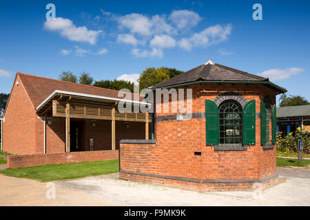 UK, England, Worcestershire, Bromsgrove, Avoncroft Museum, Counting House and exhibition hall Stock Photo