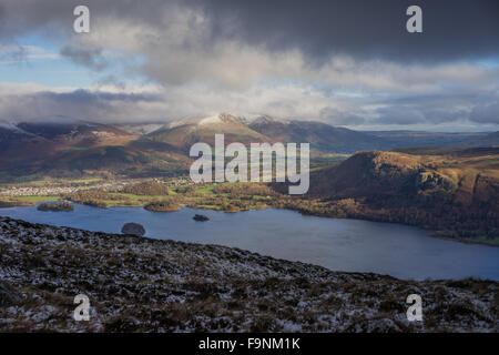 A walk up Catbells from Nichol Marina near Keswick, 2015. Stock Photo