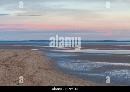 Inverloch foreshore beach at pink sunset, Gippsland, Victoria, Australia Stock Photo