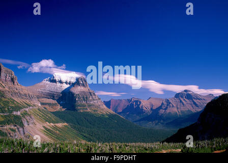 Glacier National Park, Montana, USA - Going to the Sun Mountain, Rocky Mountains Stock Photo