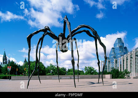Ottawa, Ontario, Canada - Maman Spider Sculpture (sculptor: Louise Bourgeois) at National Gallery of Canada Stock Photo