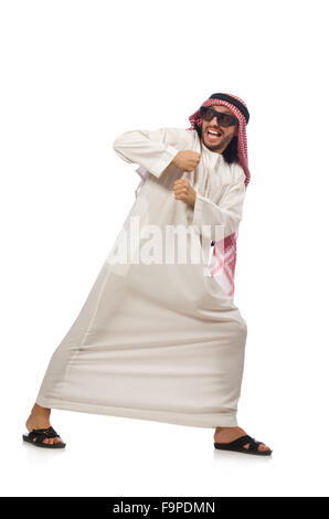 Arab businessman isolated on white Stock Photo