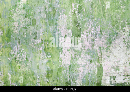 old cracked paint concrete wall texture background Stock Photo