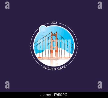 World famous vector city icons and landmarks Stock Vector