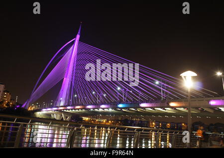 Seri Wawasan bridge in Putrajaya, Malaysia Stock Photo