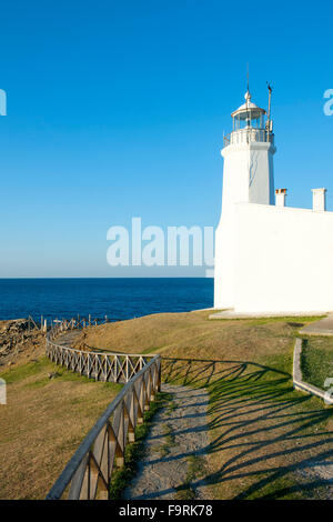 Türkei, westliche Schwarzmeerküste, Sinop, Inceburun, Leuchtturm am nördlichsten Punkt der Türkei Stock Photo