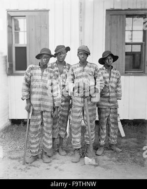 Southern Chain Gang, USA, 1900 Stock Photo