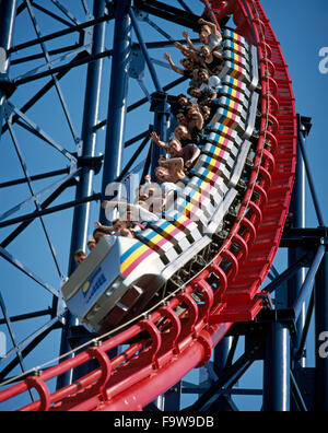 The 'Big One' Amusement ride at Blackpool Pleasure Beach, Blackpool, Lancashire England UK Stock Photo