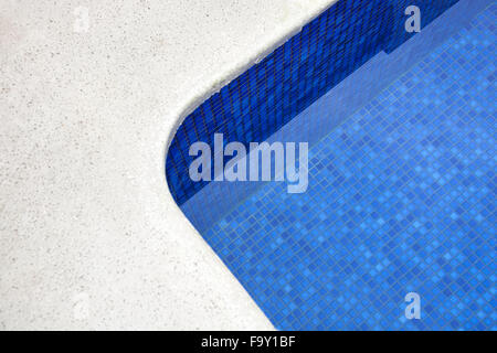 Corner of a pool Stock Photo