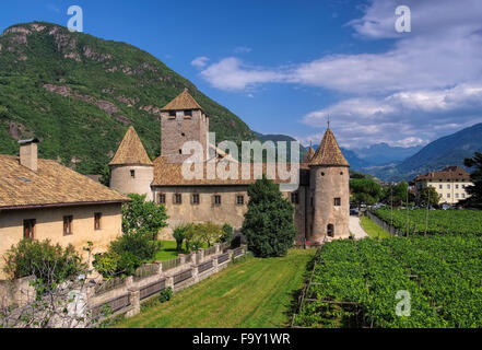 Bozen Schloss Maretsch - Bolzano Maretsch Castle 02 Stock Photo