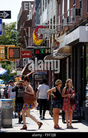 The street scene of Williamsburg,Brooklyn,New York,USA Stock Photo