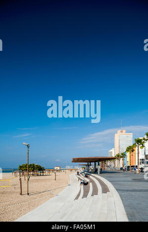 Israel, Tel Aviv, new tayelet - promenade Stock Photo - Alamy