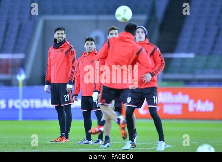 Yokohama, Kanagawa, Japan. 19th Dec, 2015. River players during the River Plate training session at International Stadium Yokohama. Credit:  Marcio Machado/ZUMA Wire/Alamy Live News Stock Photo