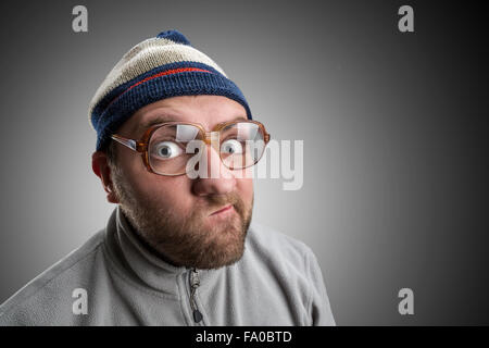 Bizarre man Stock Photo