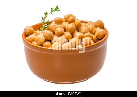 Chickpea in the bowl Stock Photo