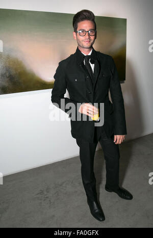 Celebrities attend Steve Janssen's Brain Change one night solo exhibition at De Re Gallery.  Featuring: Josh Flagg Where: Los Angeles, California, United States When: 17 Nov 2015 Stock Photo