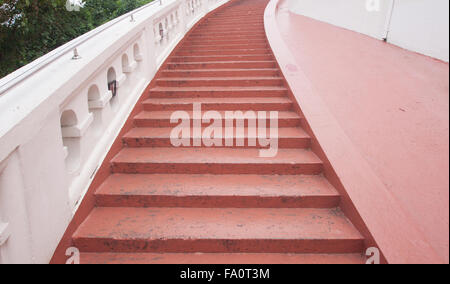 concrete stairs background and textured Stock Photo