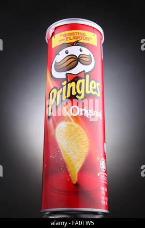 KUala Lumpur,Malaysia 27th April 2015, Pringles Original potato chips Stock Photo