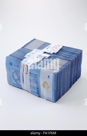 Bundle of the Malaysia Ringgit Stock Photo