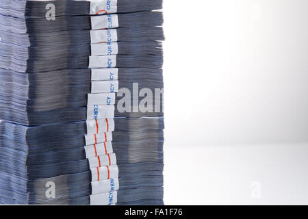 Bundle of the Malaysia Ringgit Stock Photo