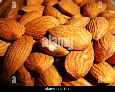 Delicious Healthy Almonds Nut Stock Photo