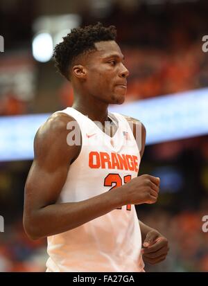 Syracuse, NY, USA. 19th Dec, 2015. Cornell forward David Onuorah (0 ...