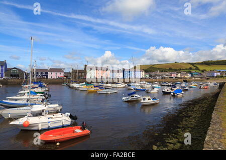 Aberaeron harbour Stock Photo