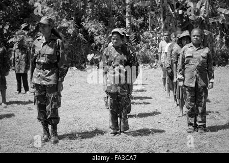 West Papua. 29th May, 2015. OPM soldiers during an military drill in one of the several OPM headquarters inside the jungles of West Papua © Rohan Radheya/ZUMA Wire/Alamy Live News Stock Photo