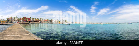 mediterranean sea and coastline in Porto Cesareo, Italy. Stock Photo