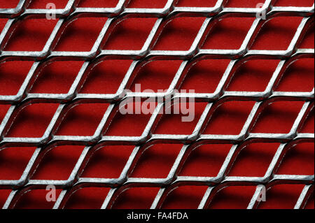 Macro detail of soft alloy, small mesh material. Stock Photo