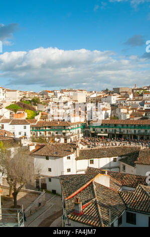 Overview of the village. Chinchon, Madrid province, Spain. Stock Photo