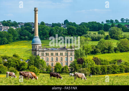 Bliss Tweed Mill Chipping Norton in Oxfordshire, England, now residential apartments Stock Photo