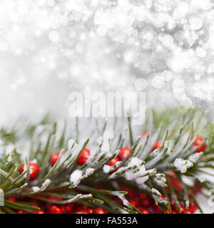 Abstract Christmas background with stars and  snowflakes Stock Photo