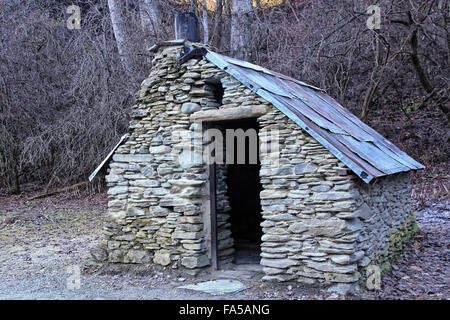 Arrowtown a historic former gold mining town in the Otago region of the South Island of New Zealand Stock Photo