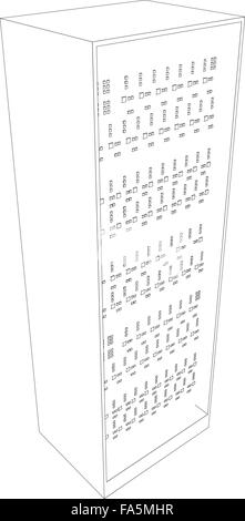 Picture of server Stock Vector
