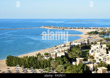 Al Jazirah Al Hamra, Al Hamra Island view, Ras Al Khaimah, United Arab Emirates Stock Photo