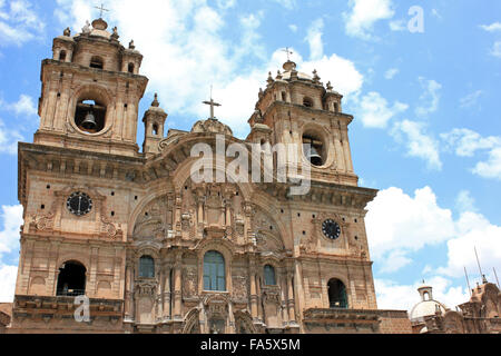 Iglesia de la Compañía de Jesús, Cusco, Peru Stock Photo