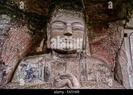 Chongqing Dazu Rock Carvings Stock Photo