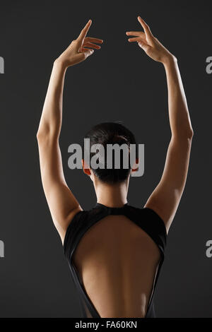 Young women dance ballet Stock Photo