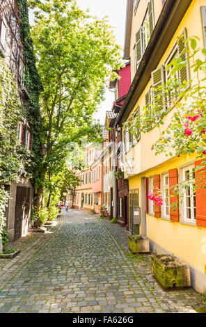 historic houses in the old part of esslingen, baden-wuerttemberg, germany Stock Photo