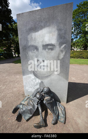Raoul Wallenberg monument, Haga District, Gothenburg, West Gothland, Sweden, Europe Stock Photo