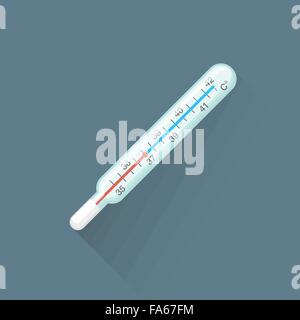 Celsius and Fahrenheit. Thermometer showing hot or cold air. Isolated  vector illustration. 17571167 Vector Art at Vecteezy