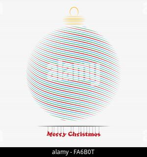 Vector illustration of christmas ball for your design Stock Vector